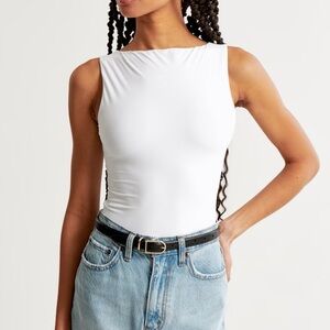 Abercrombie Soft Matte Seamless Slash Top